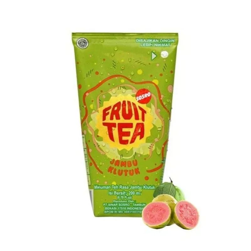 Fruit Tea Jambu Klutuk 200ml Sosro Teh Buah