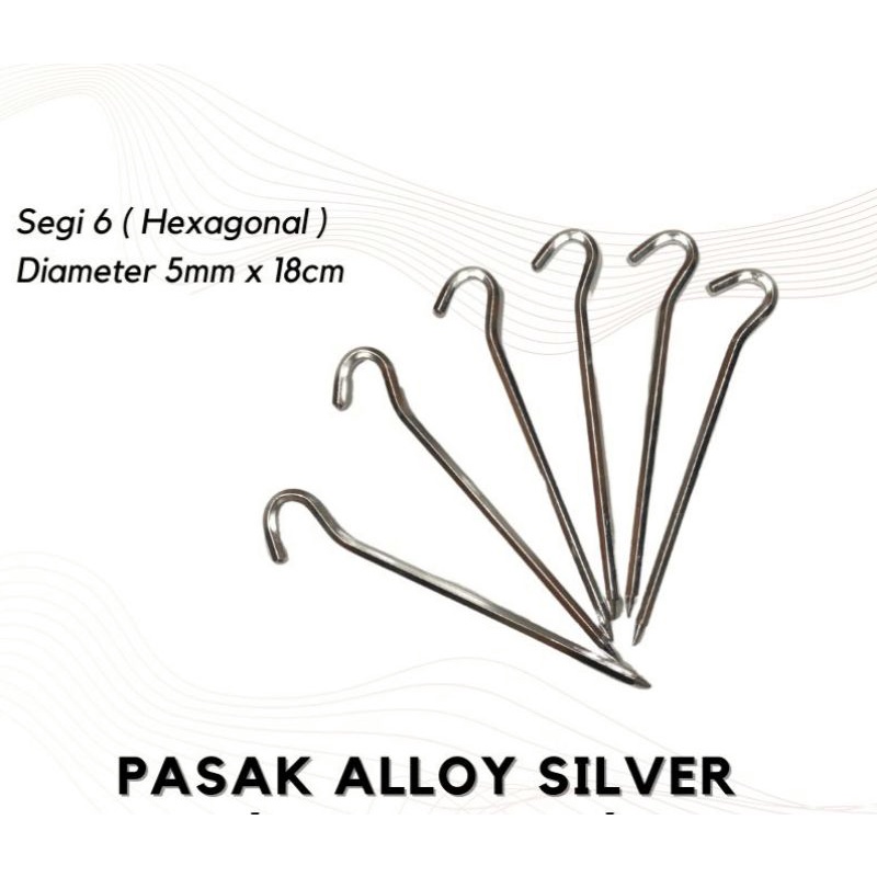 pasak Alloy tenda great outdoor compass lafuma