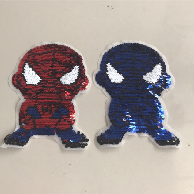 Patch bordir / aplikasi bordir spiderman (grosir 5500)