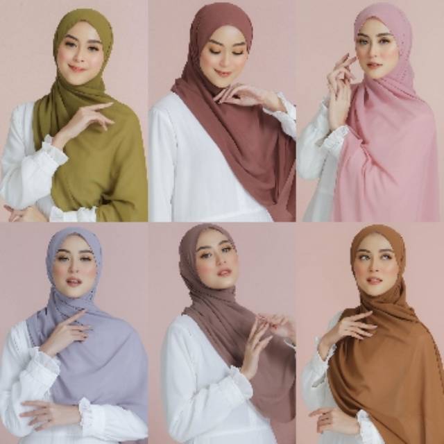 PASHMINA CERUTY BABYDOLL TALI POLOS Shopee Indonesia