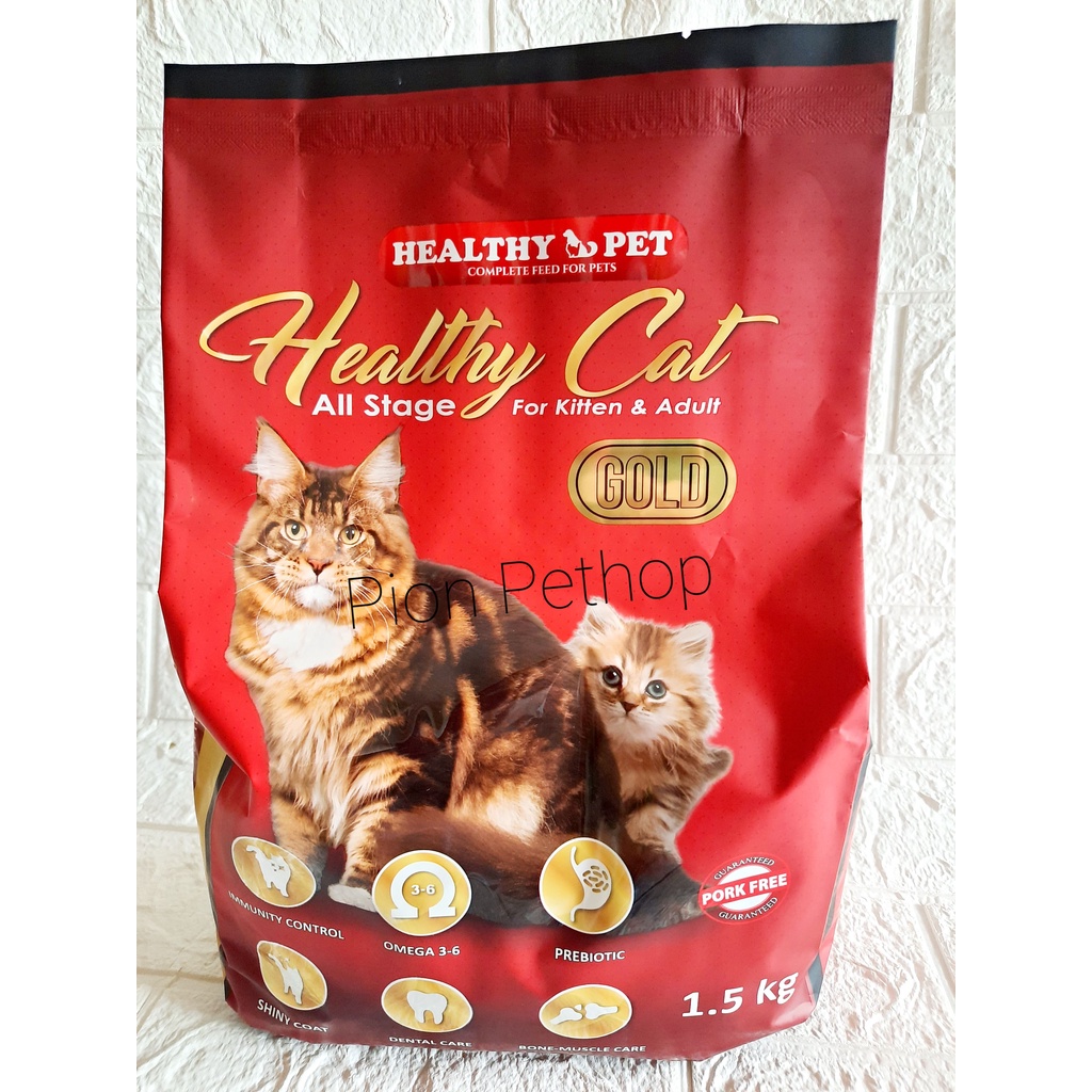 Healthy Cat All Stage for Kitten and Adult Freshpack 1.5kg - Makanan Kering Kucing untuk kitten dan dewasa