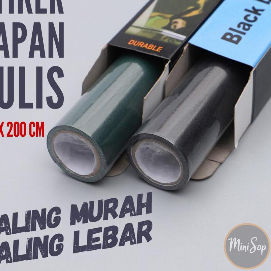 

Limited - Stiker Papan tulis Whiteboard Blackboard Spidol Kapur hitam putih hijau 60 x 200 tempel ~