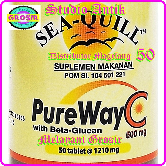 Sea Quill Pureway C Isi 50 30 19727 Grosir Distributor Sea Quill Pureway C Vitamin Shopee Indonesia
