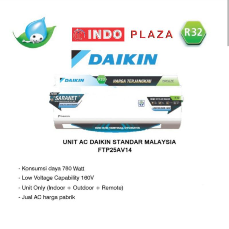 AC DAIKIN 1 PK FTP-25AV