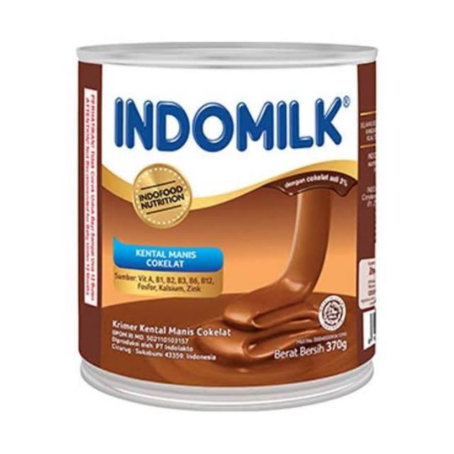 

INDOMILK, Susu Kental Manis, 370 gr