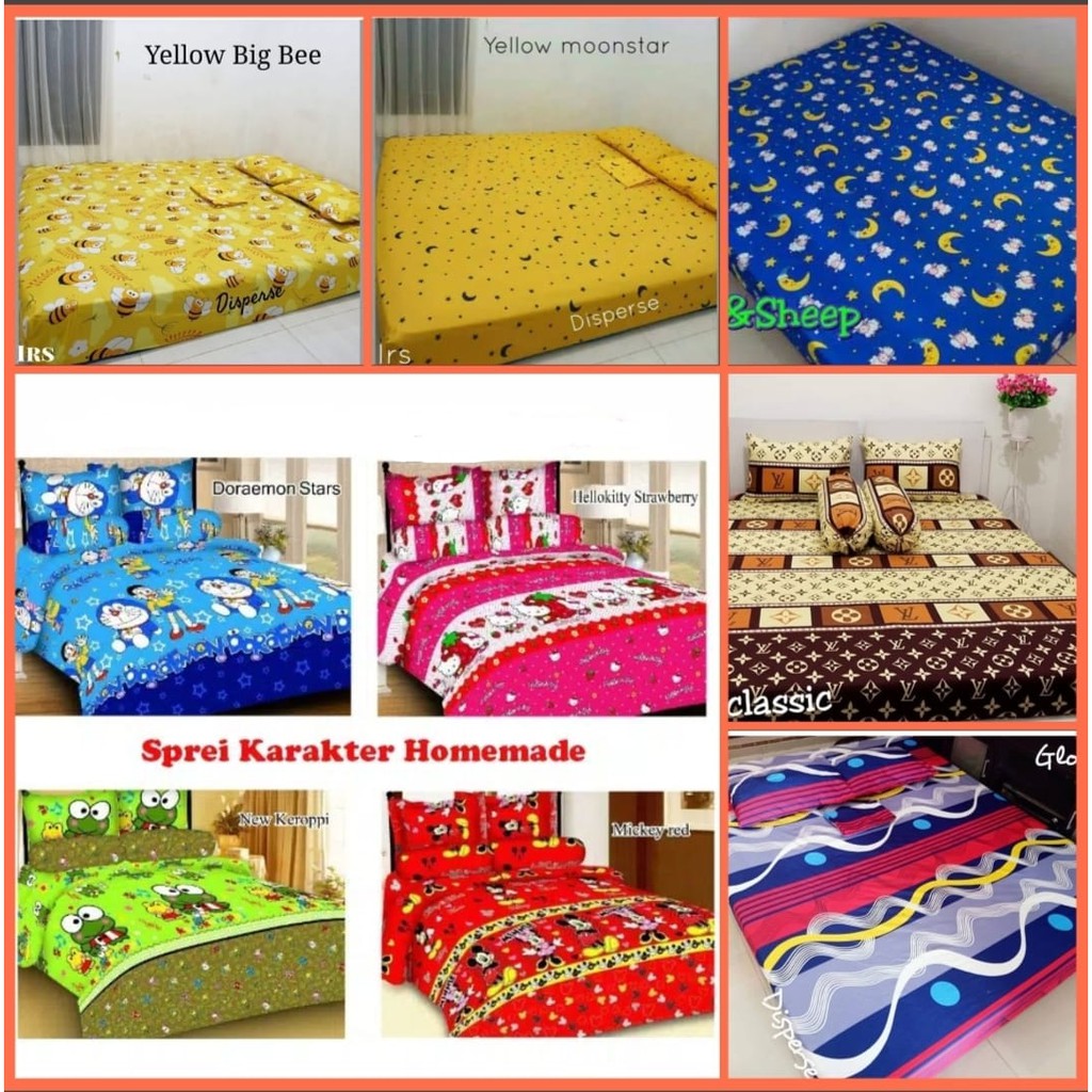 SEPRAI HOMEMADE KARAKTER UKURAN 170X200CM SEPRE