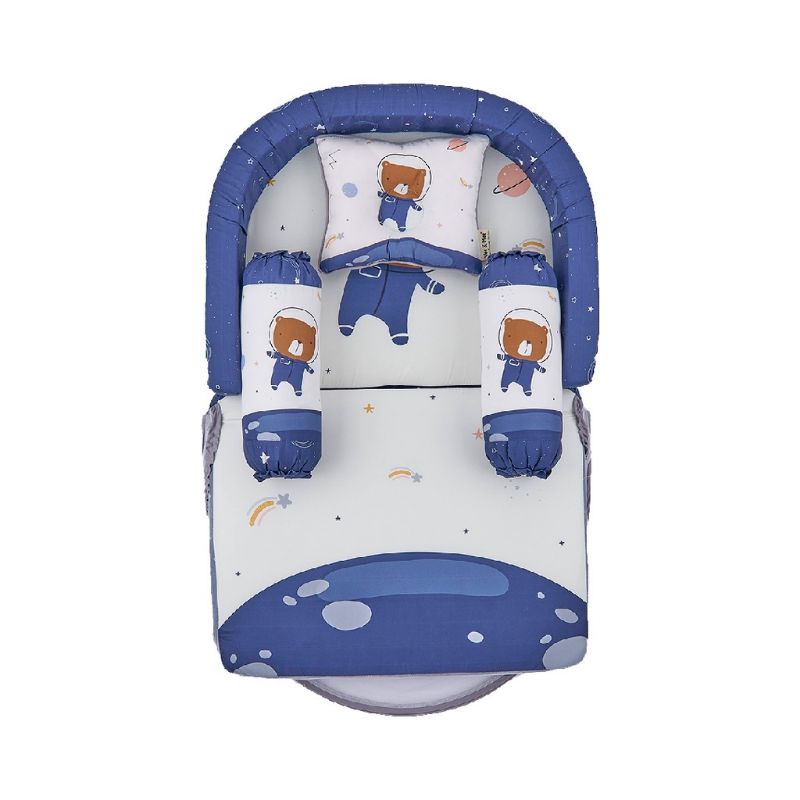 Vee And Mee Kasur Bayi Lipat Oval Astronaut Bear Series - VMK1040