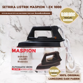 Setrika Maspion Ex 1000 Anti Lengket Murah Bagus Berkualitas Garansi Resmi Shopee Indonesia