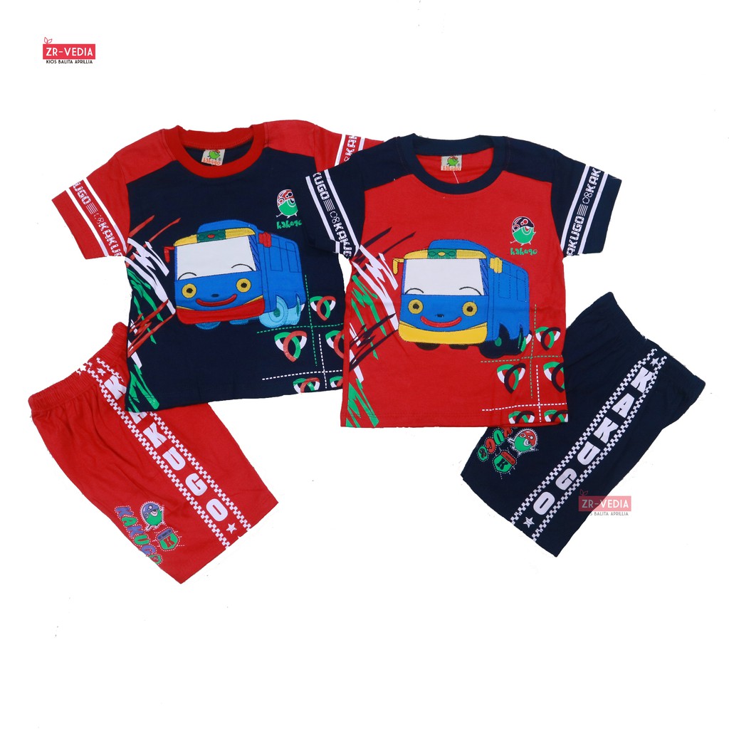 Setelan Baby Max Size 3-18 Bulan / Export Quality Kaos Setel Karakter Celana Baju Bayi Lengan Laki