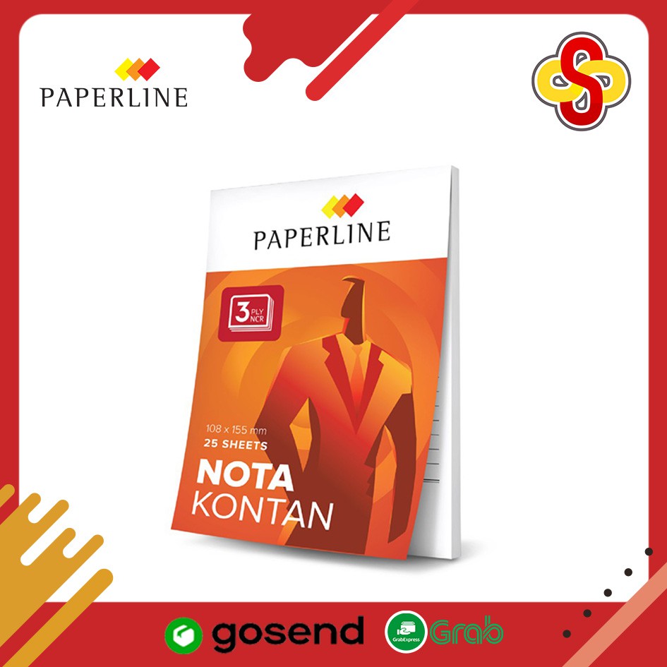 Nota Kontan Kecil Paperline K3  3 Ply / 3 Rangkap