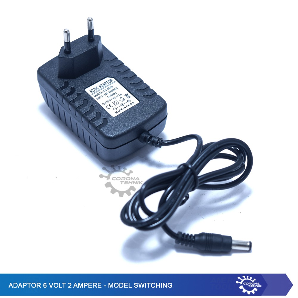 Adaptor 6 Volt 2 Ampere - Model Switching