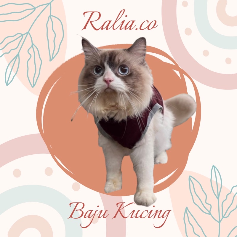 SIZE S Baju Kucing Baju anak kucing Baju kitten Baju bayi kucing