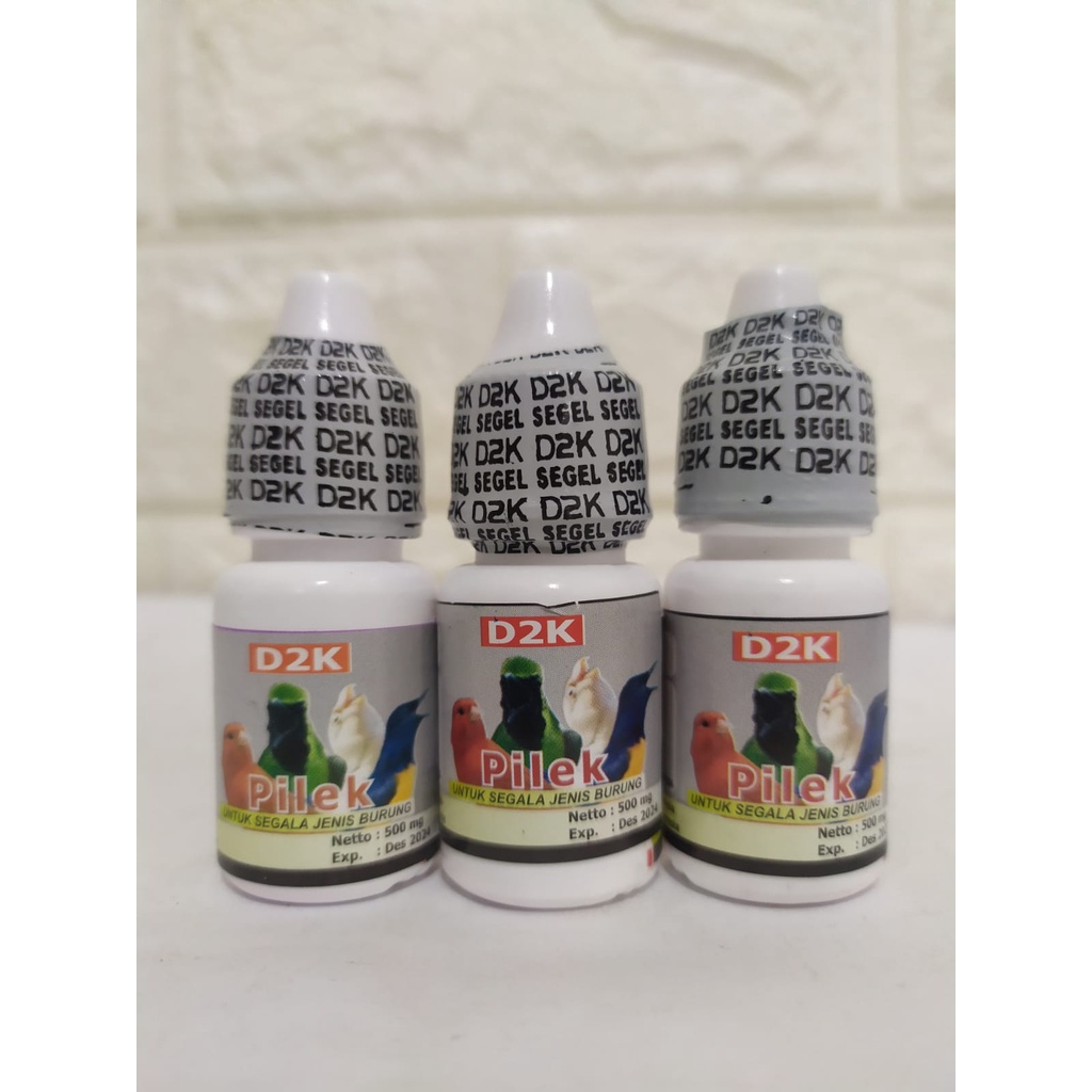 D2K Pilek obat burung pilek hidung keluar lendir ngorok bulu ngembang