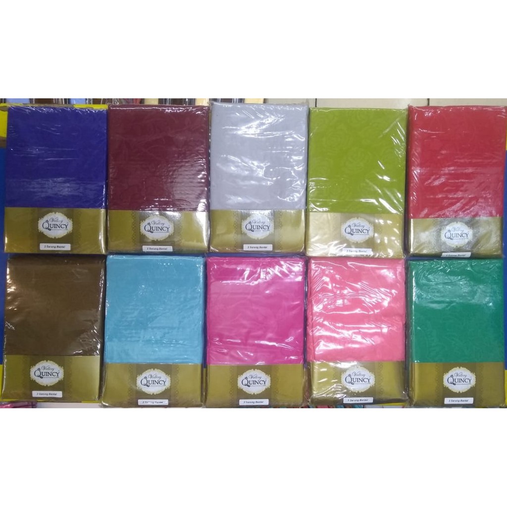 Sarung Bantal Polos Premium Vallery warna variasi (hijau, biru, kuning, merah, pink, ungu, putih)