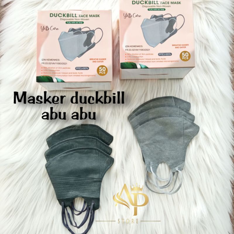 MASKER DUCKBILL WARNA ISI 50 PCS MURAH