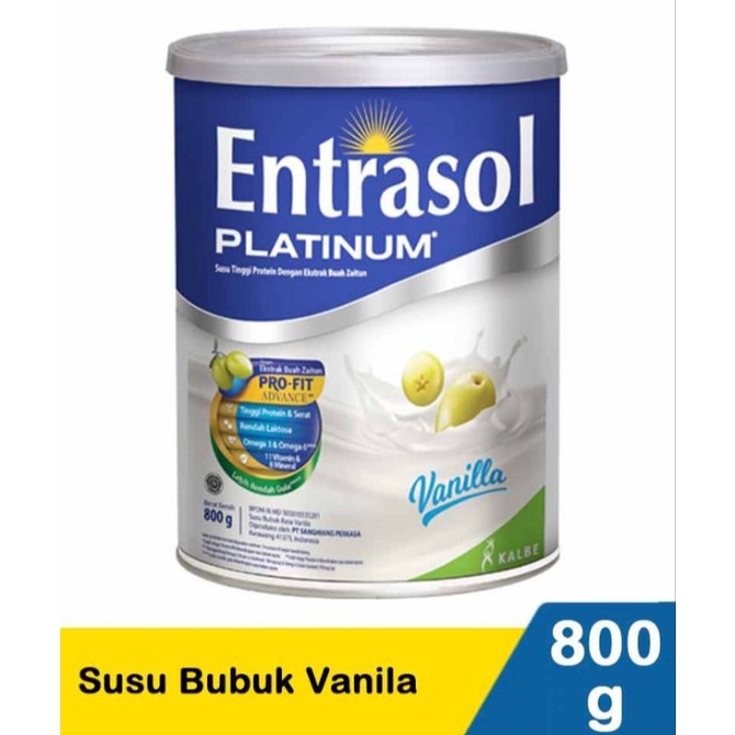 

Entrasol Platinum vanila 800 gr