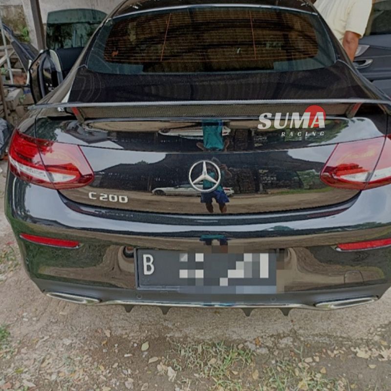 SPOILER DUCTAIL MERCEDES BENZ C200 W205 COUPE RENTECH 2 CARBON KEVLAR