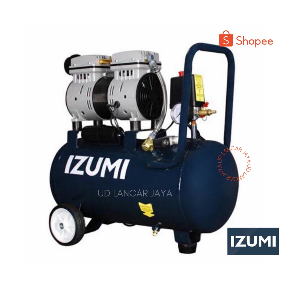 Izumi Kompresor Oilles OL 1024 1 HP Compressor Angin 24 Liter OL1024