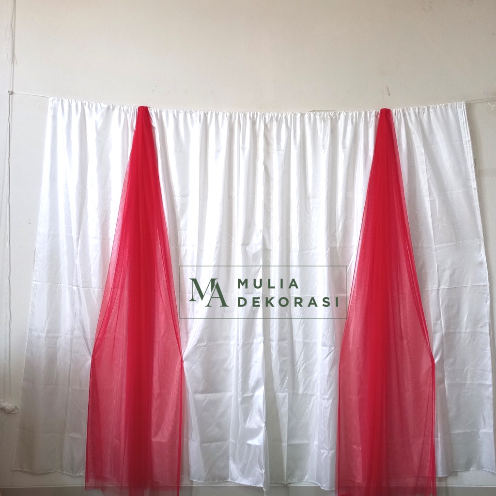 Dekorasi Backdrop Dirgahayu Republik Indonesia Background Paket Custom 17 Agustus