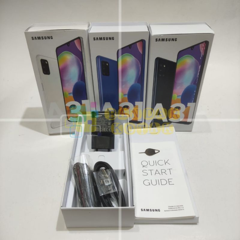 

Dus Kotak Box Samsung A31 Full Set