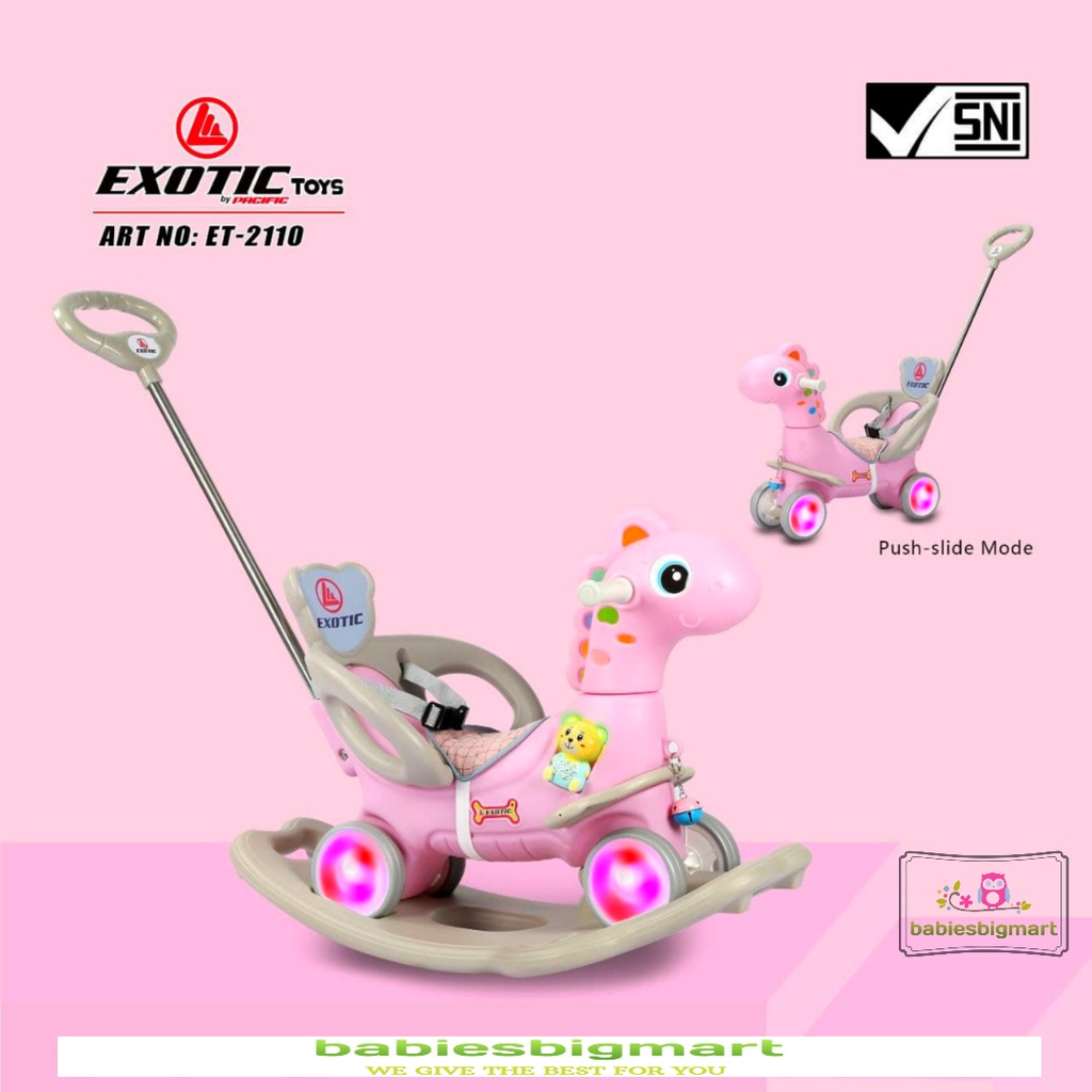 RIDE ON MODE MAINAN KUDA KUDAAN DINO ANAK UNICORN EXOTIC ET 2108 2110