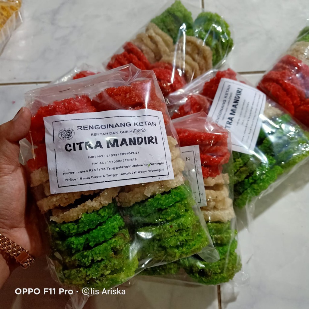 

RENGGINANG/CERIPING KETAN MENTAH ASLI WONOGIRI 500 GRAM