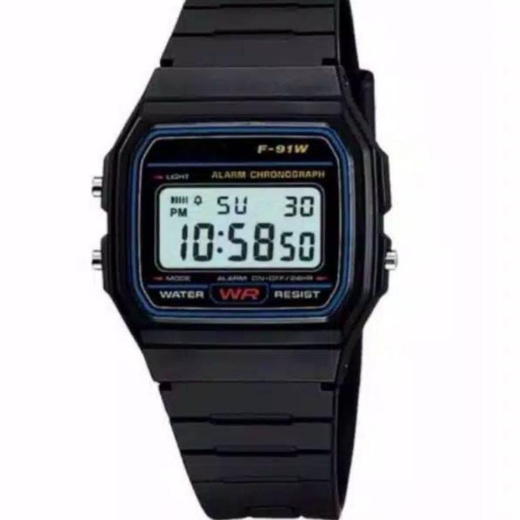 Model Terkini L9RSU (Terima Cod)Jam Tangan Wanita/Pria QQ F91W Digital Sergi (Dikirim Dari Jakarta) 