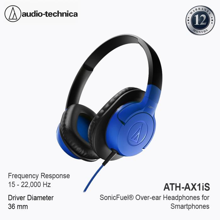 Audio Technica ATH-AX1iS Sonicfuel Over Ear Headphone