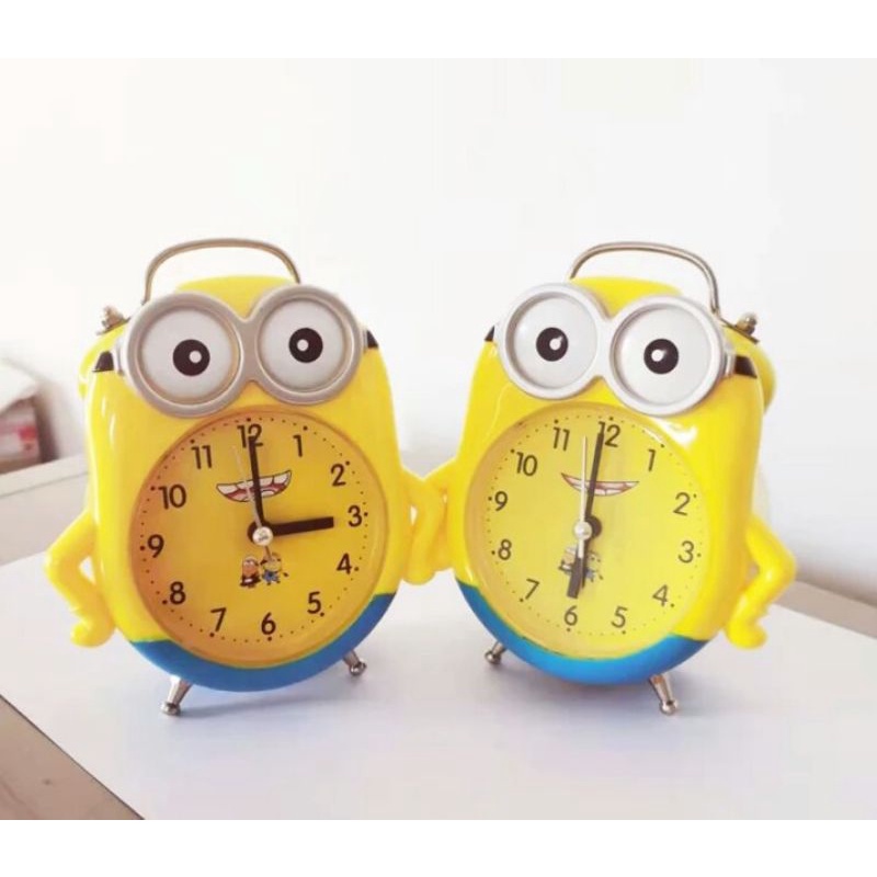 Jam weker Minion/jam Beker/Jam meja Minion /jam kring