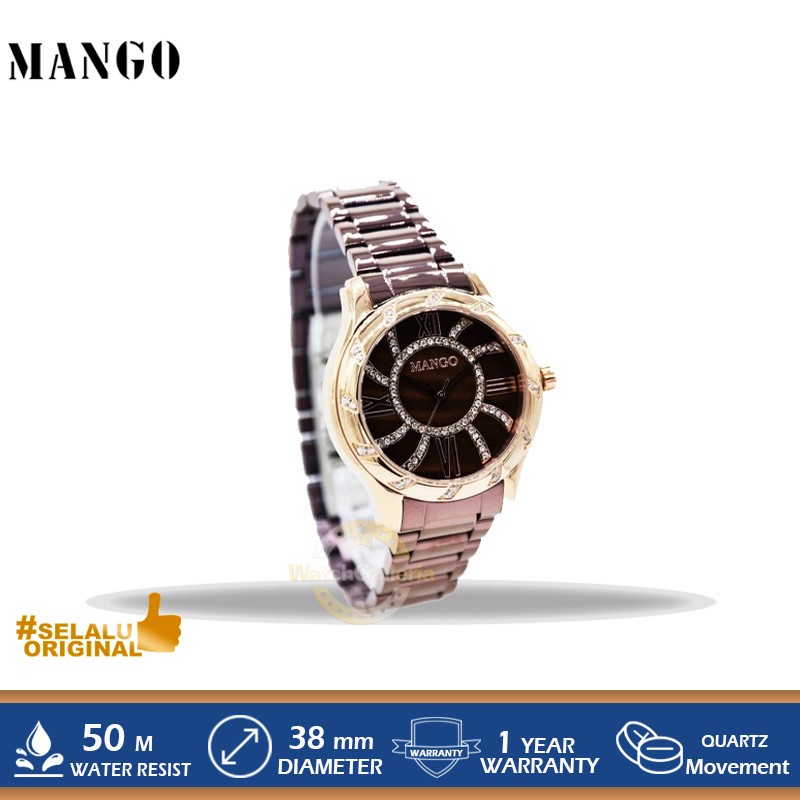 Jam Tangan Ladies MANGO MA6702L-95R Original Murah