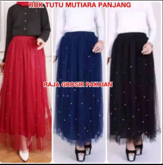 Rok Tutu Mutiara Dewasa / Rok Tutu Mute Panjang / Bisa Bayar Di Tempat (COD)