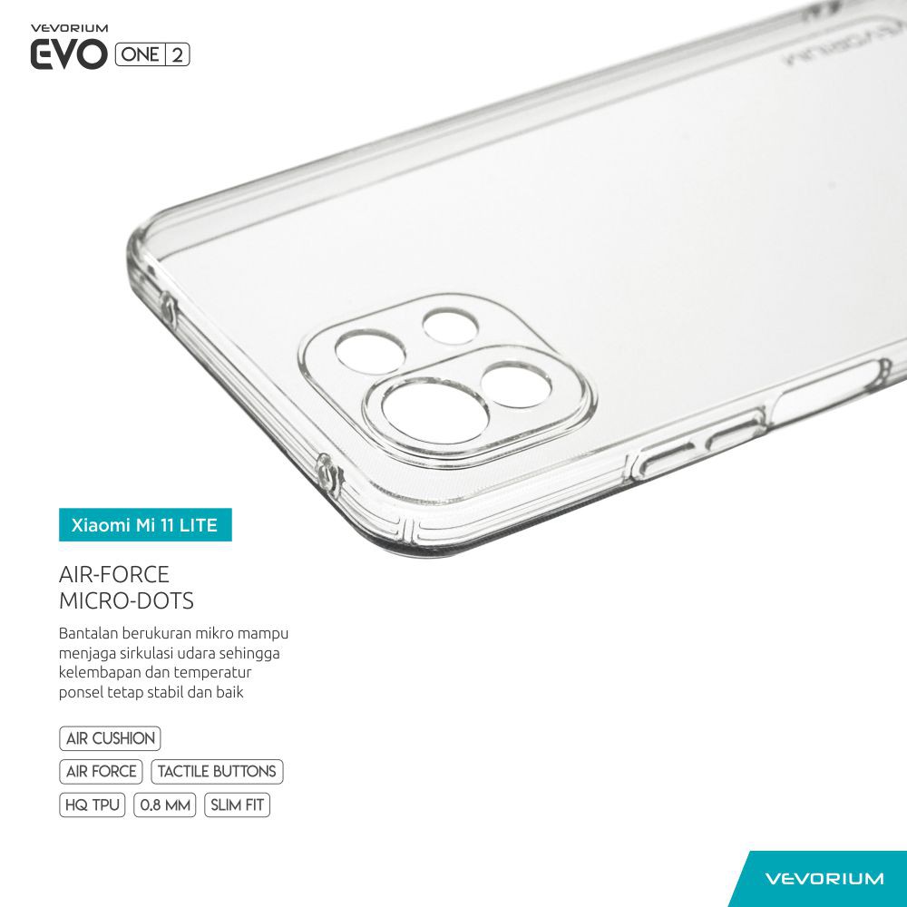 VEVORIUM EVO ONE Xiaomi Mi 11 LITE Mi11 Lite Clear Soft Case Softcase