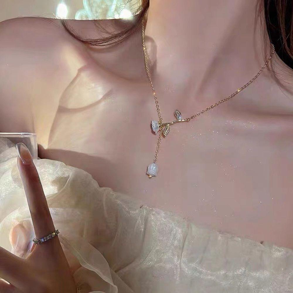 Mxbeauty Wanita Kalung Sexy Vintage Rantai Pesta Perhiasan Hadiah Gadis Gaya Korea Necklace