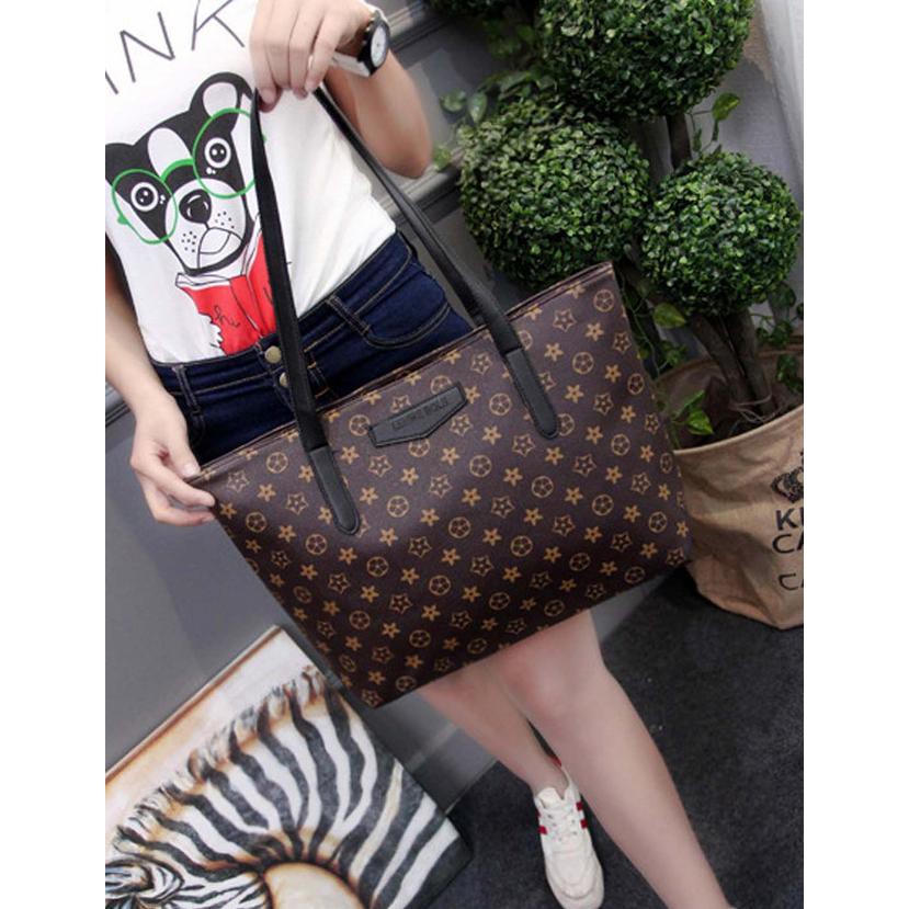 ♦ tas pundak kulit LV shoulder bag bta166 - Merah ♖