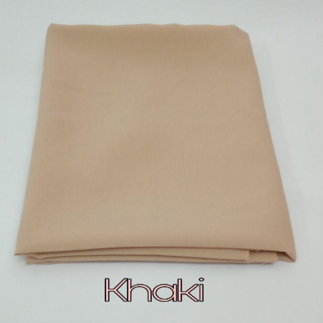 Pashmina Diamond/ Pashmina Polos Isabella/ Pasmina Sabyan Murah 175x75-Khaki
