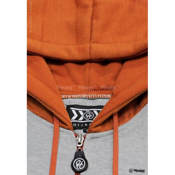 🆕 Hijacket® Adelia Jaket Hoodie Wanita 100% Original + Gratis Totebag-GREY