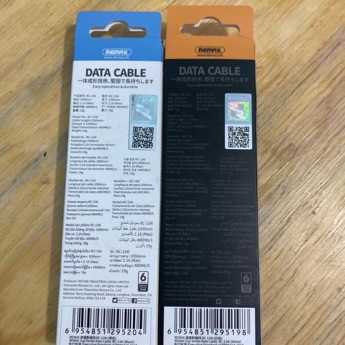 Remax Suji Kabel Data Charger Fast Charging Type C USB Android RC-134a - remax original