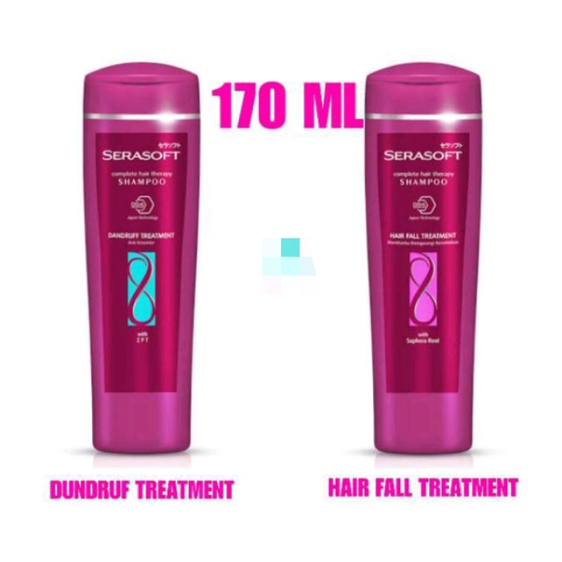 SERASOFT Shampoo Hair Fall / danruff Treatment Botol 170 ML