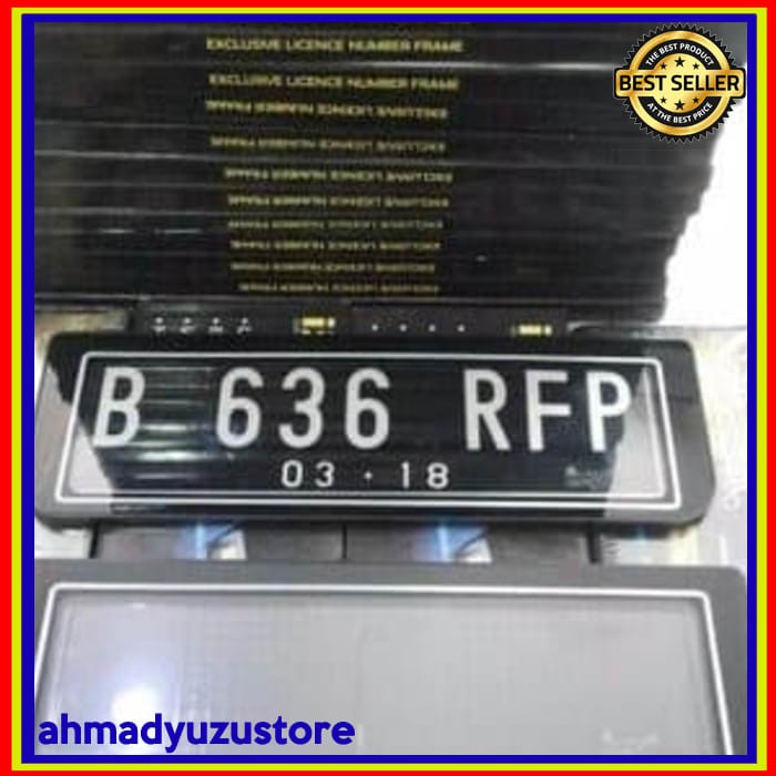 DUDUKAN PLAT MOBIL / TEMPAT PLAT AKRILIK / TATAKAN PLAT AKRILIK MIKA