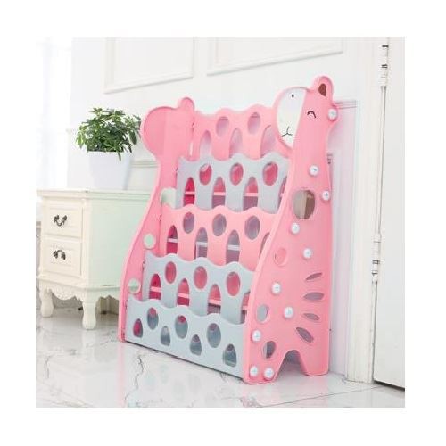 SFT002B Rak  Buku  Anak  Cantik 4 Tingkat Import Shopee  