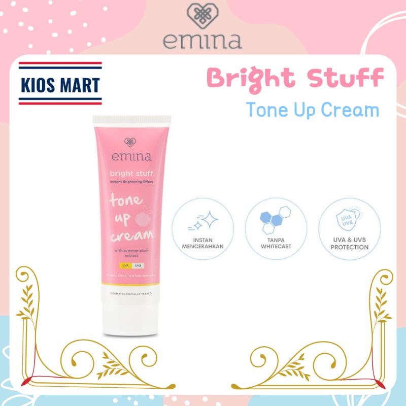 Emina Bright Stuff Series | Face Wash | Face Toner | Moisturizing Cream | Face Serum | Face Scrub | Micellar Water | Loose Powder