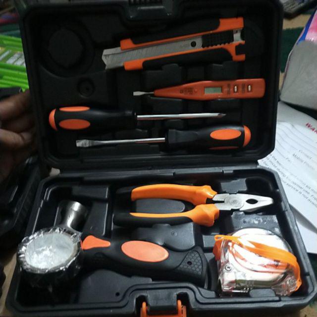 Tool Kit Besar Full Set Palu Tang Kunci L Obeng Gergaji Asli Uchiha