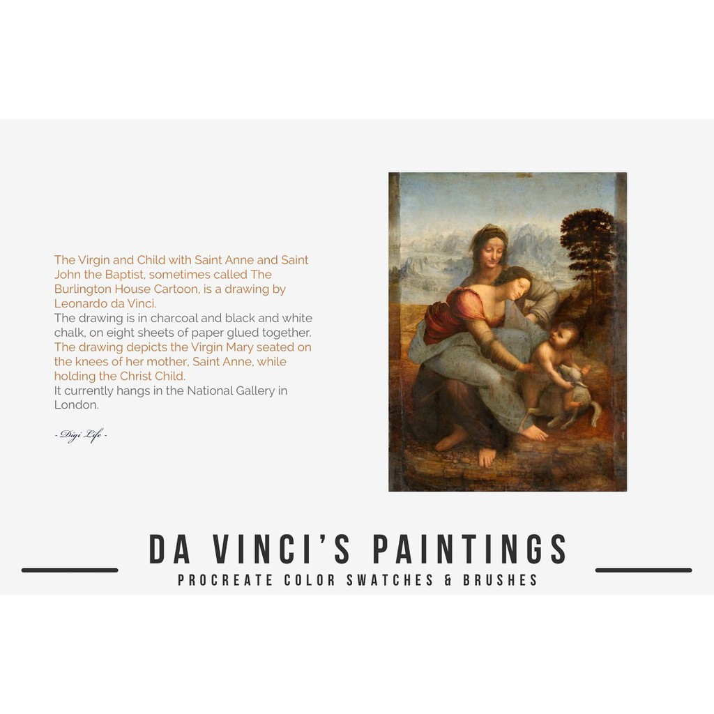 Procreate Brush - Da Vinci's Art