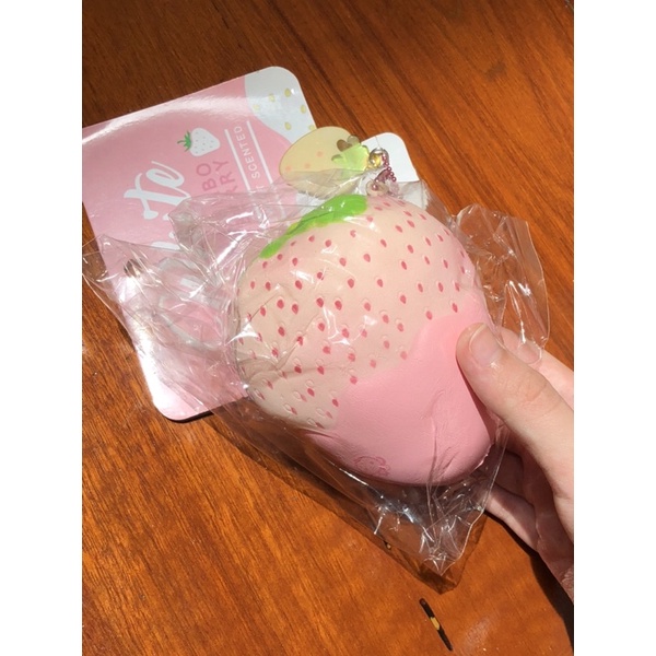 FLASHSALE SQUISHY MURAH SOFT SLOW LICENSED ENAK IBLOOM KIIBRU MOCHI SEAL PUNI MARU STRAWBERRY DRAGON