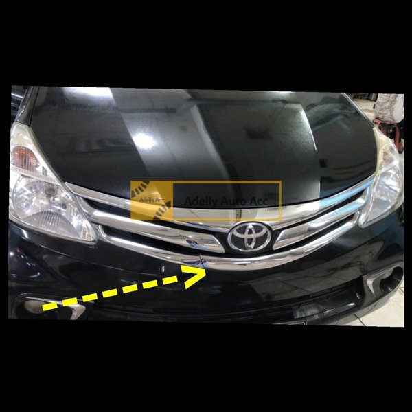 List Grill Depan Paling Bawah All New Avanza / All New Xenia - Chrome