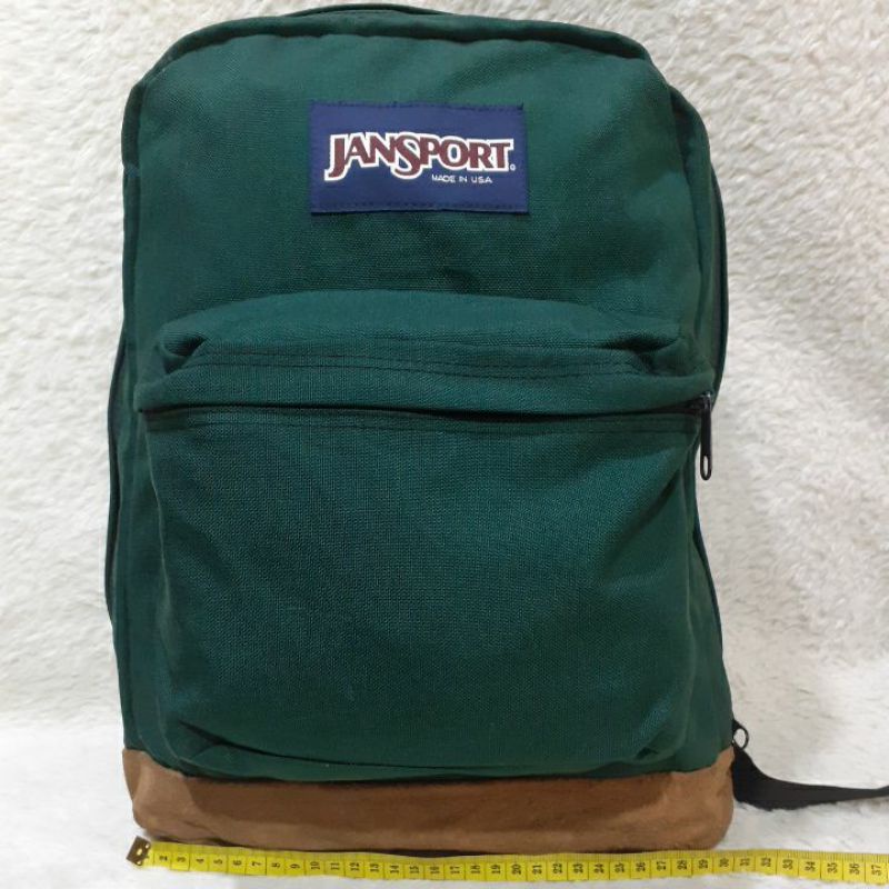 Tas Ransel Second / Preloved / JANSPORT Backpack Hijau / Bekas.