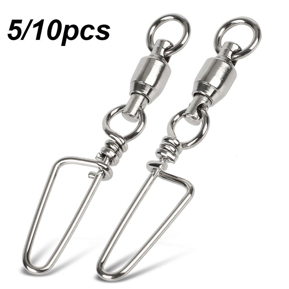 Wonder5/10pcs Konektor Snap Pancing Dengan Pin Bahan Stainless Steel Tahan Lama Ukuran0# Kepada8# Ball Heavy Duty
