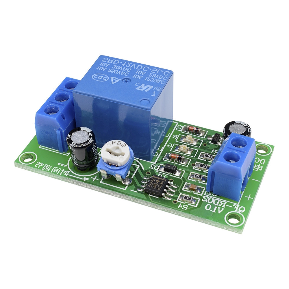 [IN STOCK/COD]Modul Relay Waktu DC 12V NE555 0-60 Delay Timer Waktu Adjustable