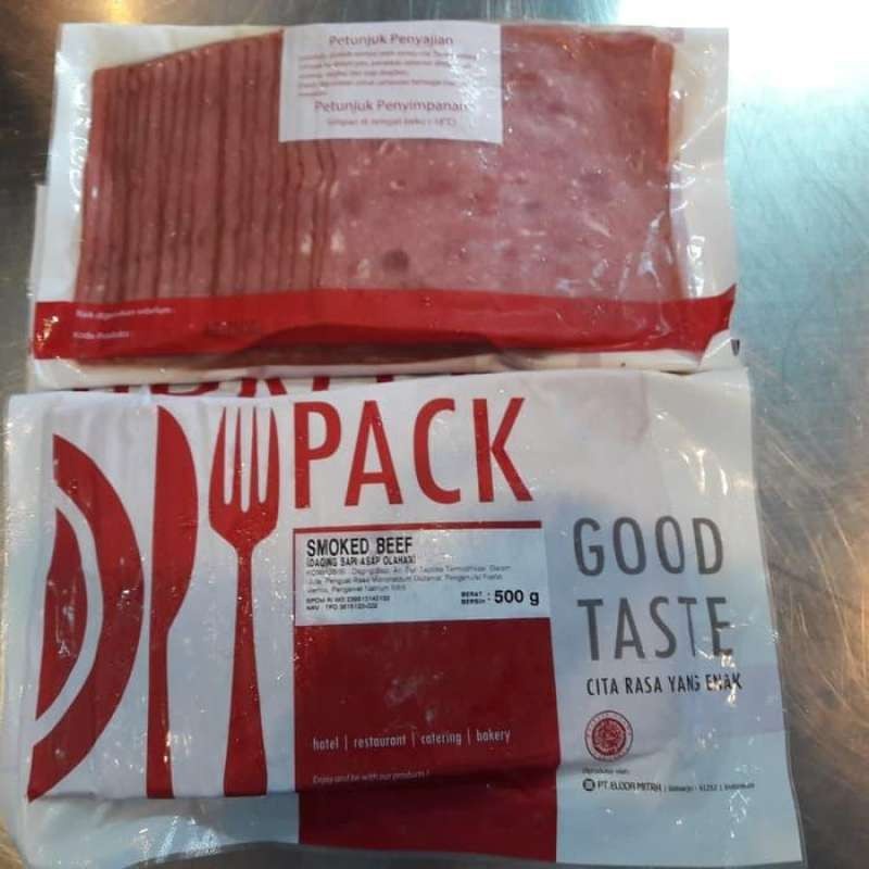 BERNARDI SMOKED BEEF KOTAK HORECA PACK 500GR / SMOKE BEEF