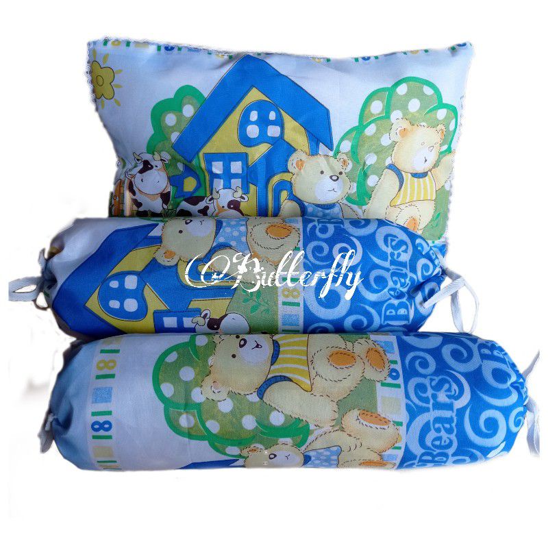 Bantal Guling Bayi Set | Sarung Bisa Dicuci